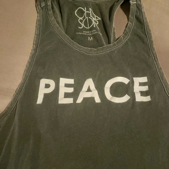 Chaser Grey Peace Tank Size M - Picture 2 of 4